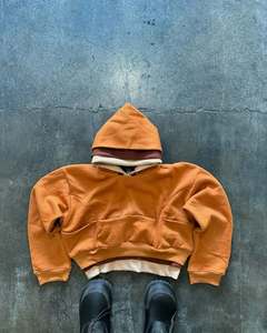 <b>Top</b> Selling Men's Hoodies New Design <b>Distress</b> Embroidery Winter 100% Cotton Digital Printing Low MOQ Wholesale Made in Pakistan - Product Image 5