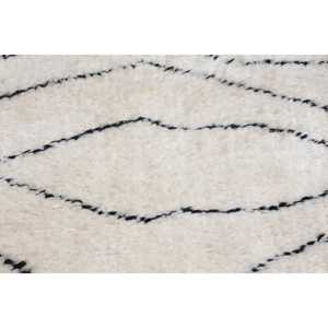 พรมตุรกีวินเทจ ขนาด 5x8 ฟุต (151x243 ซม.) ลายต้นไม้และพืชสีขาว - Product Image 5