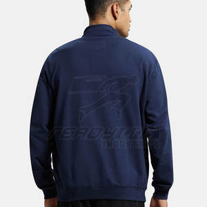 Chaqueta elástica de invierno para hombre para gimnasio o entrenamiento, mangas ajustadas y cremallera duradera de longitud completa - Product Image 3