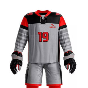 Conjunto de uniforme de hockey sobre hielo de entrenamiento juvenil personalizado de gran venta para adultos estilo de equipo de nombre con MOQ bajo - Product Image 3