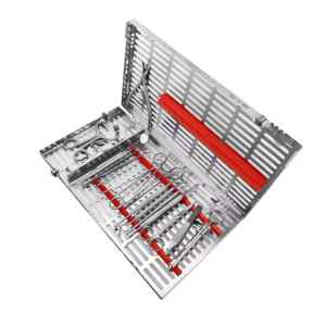 ชุดขุดอุโมงค์ทันตกรรมทำจากสแตนเลสชุดเครื่องมือทันตกรรมใช้ในช่องปาก CS-SWAF-1601ผ่าตัด CE - Product Image 4