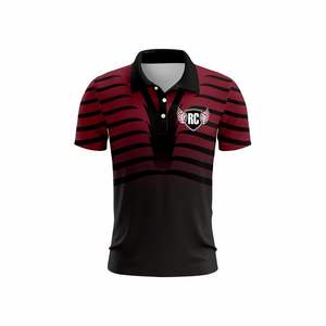 Nouveautés Polo de golf imprimé avec logo personnalisé Vêtements de sport respirants à séchage rapide pour adultes Vêtements de baseball et softball de grande taille - Product Image 2