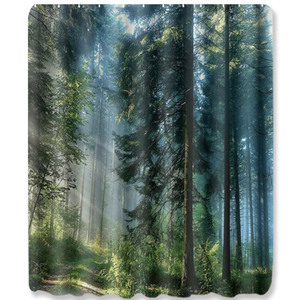 Custom Printed Waterproof Shower Shower <b>Curtain</b> for Bathroom Waterproof Polyester with <b>Hooks</b> - Product Image 5