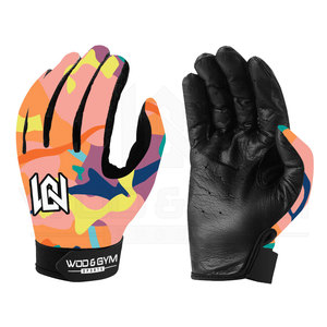 Venta caliente Deportes Dedo completo Guantes de fitness Cross-Fit Sublimado de cuero Casual Gimnasio Entrenamiento Cómodo Guantes de elevación con estilo - Product Image 1