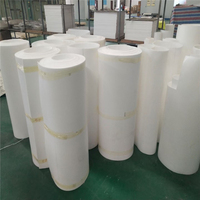 Plaque en PTFE gravée sur mesure OEM, résistante à l'usure, et plaque en plastique PTFE pour guides coulissants de machines et plaquettes d'usure