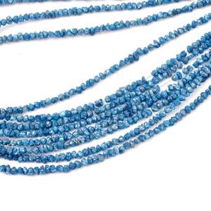 Perlas de Diamantes Naturales Azules Sin Cortar de 2.5-4 mm, Pepitas de Diamante - Product Image 2