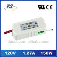 UL CUL-transformadores de xenón CE, 120V, 230V, CA a 12V, CA 60W, 80W, 150W, Transformador electrónico halógeno en maceta para bombillas halógenas