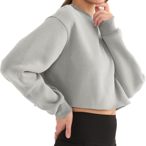 Sudadera de mujer Nueva llegada Mejor estilo Mujeres Crop Top Sudaderas con capucha Mujeres de alta calidad Crop Top Sudaderas con capucha para la venta - Product Image 3