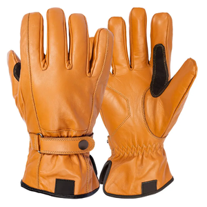 Vente chaude de gants de moto de course pour hommes à doigt complet en cuir de haute qualité pour les sports d'hiver et d'été - Product Image 1