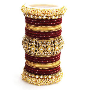 Multi Color Bridal Bangles <b>Sets</b> for Wedding Hot Sale Women Luxury New Fashionable Churiya <b>Set</b> in Different Size - Product Image 2