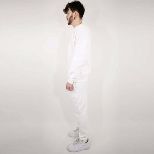 Chándal personalizado de lana con cuello redondo para hombre, suave y cómodo, ideal para actividades al aire libre y trajes de invierno - Product Image 4