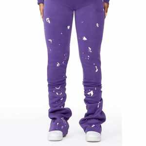 Conjunto de Dos Piezas para Mujer, Pantalón Acampanado, Felpa Gruesa, 100% Algodón, Chándal a Juego, Novedad 2026 - Product Image 4