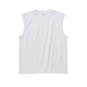 เสื้อกล้ามออกกำลังกายผ้าฝ้ายหนัก250ก. เสื้อกล้ามสำหรับผู้ชายเสื้อกล้ามออกกำลังกายโลโก้กำหนดเองได้เสื้อกล้ามออกกำลังกายแบบเรียบขายส่ง - Product Image 5