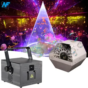 Party dj disco 3d 3W 5W ILDA Control Hochzeit Laser mit Blase-Maschine Laser-Lichter mit Hochzeit