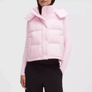 Premium Femmes Puffer Gilet Veste De Luxe Élégant Chaud Léger Sans Manches Survêtement En Gros Personnalisé - Product Image 1