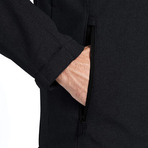 แจ็กเก็ตกันน้ำของผู้ชายเสื้อผ้าทำงานมีซิปปิดขนาดใหญ่กันลมสำหรับการเดินป่าพิมพ์โลโก้ตามสั่งราคาโรงงาน - Product Image 4