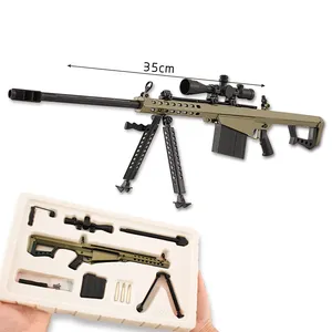 Sniper Barrett Toys Blasters Gun Pistol Foam Soft Bullet Shell Ejecting  Gift