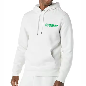 Basics Sweats à capuche zippés personnalisés pour hommes Plus Size Boxy Fit Drop Shoulder Hoodie With Zipper Thick Oversized Full Zip Up Hoodies - Product Image 2