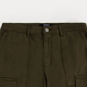 Pantalones de negocios ajustados y elásticos personalizados para hombre, pantalones de trabajo formales informales en lona, método de tejido no tejido - Product Image 5