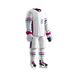 ชุดเครื่องแบบกีฬาฮ็อกกี้น้ำแข็งสำหรับผู้ใหญ่เสื้อกีฬาพิมพ์ซับลิเมชันไม่เหมือนใคร - Product Image 2