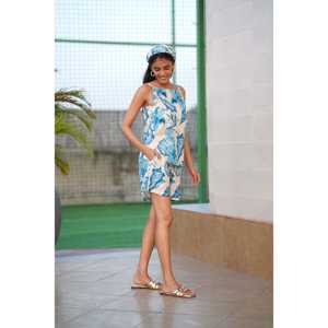 Shorts Deportivos de Cintura Alta para Niñas, Marca Shell Spell, Transpirables, de Chifón, Cómodos, con Bolsillos y Decoración Estampada, Tallas S-XXL - Product Image 1