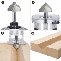 Fraise à queue CNC Arden à plaquettes en carbure de tungstène, simple denture, 65HRC, revêtement, pour fraisage conventionnel de coupes et de plateaux, personnalisable OEM