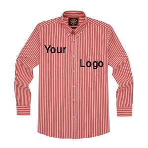 Haute qualité 100% coton hommes Anti-rides respirant formel à manches longues chemises nouveau Style à la mode automne grande taille - Product Image 1