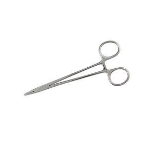 Porte-aiguille en bois de Crile professionnel avec joint de boîte pince d'opération droite de 150mm pince de chirurgie en acier inoxydable - Product Image 3