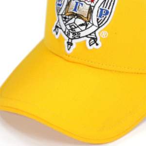 SGR Cap Gold | Sigma Gamma Rho Sorority Hat | 20% laine 80% acrylique | Logo brodé sur le devant et le dos | Ajustement réglable - Product Image 5