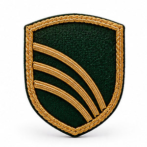 Badge brodé professionnel en fil de soie, fait main, personnalisé, décoratif, à coudre sur les chapeaux et les vêtements - Product Image 1