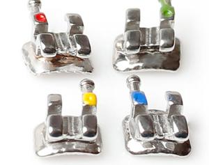 <span class=keywords><strong>Mini</strong></span> staffe in metallo Monoblock ortodontico dentale tutore <span class=keywords><strong>Roth</strong></span>/MBT 022/018 gancio 345 - Product Image 4