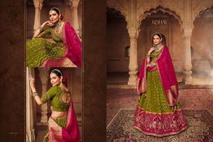 Elegant Heavy Embroidered Viscose Lehenga Choli Latest Indian Ethnic Wear Designer Style Ready Stock Bulk Orders Welcome Now - Product Image 3