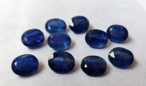 Kyanite naturelle taille ovale 6x8mm à facettes excellente qualité-pierre précieuse de qualité supérieure Kyanite lâche - Product Image 2