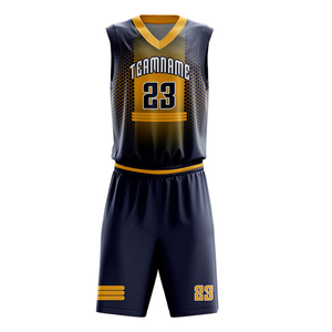 Conjunto de Uniforme de Baloncesto Sublimado, Reversible, Transpirable y Personalizable, al Mejor Precio, Unisex, Nueva Llegada - Product Image 3