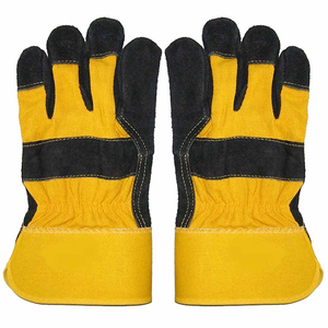 Guantes de cuero de doble palma para trabajos de construcción y minería Guantes de protección con guantes industriales de doble durabilidad de Palma - Product Image 5