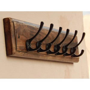 Rustic Farmhouse Brass <b>Wall</b> Hooks <b>Hangers</b> with Huge Demand for Adding Vintage Charm and Practical Storage Solutions - Product Image 4