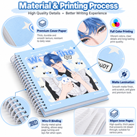 Carnet à spirale personnalisé avec logo, impression sur mesure, carnet à couverture rigide avec logo, journal, papeterie scolaire et de bureau, vente en gros