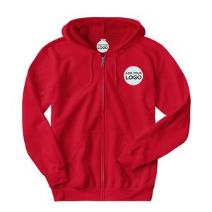 Hoodie Unisex Tri-Blend Hoodie Custom Full-Zip Personalized <b>Vinyl</b> or Glitter Print Independent Trading Co Zipper Hoodies - Product Image 2