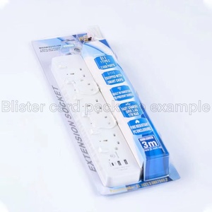 Multiprise de haute qualité 3250W BS UK avec fusible 13A, prise UK, interrupteurs de charge rapide intelligents IC, 3 prises AC, 2 ports USB, 1 rallonge - Product Image 3