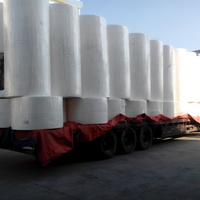 Superabsorbierendes Toilettenpapier aus Frischfaser-Zellstoff, 3-lagig, Jumbo-Rolle, weich und stark, Rohmaterial für Jambo-Papier