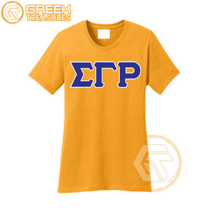 Camiseta Personalizada de la Hermandad Femenina Sigma Gamma Rho, Algodón Jersey, Verano, Ecológica, Transpirable, Alta Calidad - Product Image 5