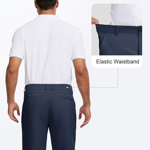 Pantalones cortos de golf transpirables para hombre con logotipo personalizado para campañas de venta minorista de fitness y de marca Impresión OEM - Product Image 2