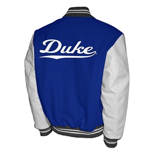 Chaqueta universitaria de béisbol clásica Cuerpo de lana con mangas de cuero en contraste Bordado de logotipo personalizado incluido - Product Image 2