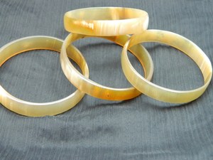 Natural Color Genuine Natural Buffalo Horn Lacquered Bangle Horn Bangle <b>Bracelet</b> Gift for Woman <b>Stacking</b> Bangle Gift agate - Product Image 6