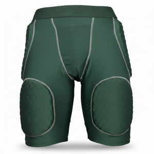 Short de compression rembourré écologique vert forêt, sous-vêtements, entraînement de gardien de but de football, anti-impact, hiver, automne - Product Image 1