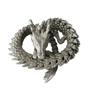 Подгонянный многоцветный 3D принт пластиковые яйца дракона SLM 3D напечатанный Дракон Позолоченный Нержавеющая Сталь - Product Image 2