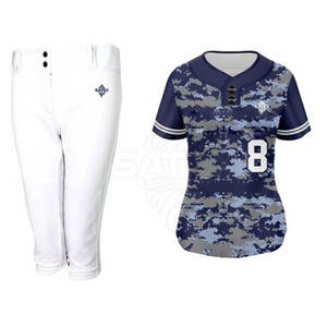 Diseña Tu Propio Conjunto de Uniforme de Softbol para Hombre de Manga Corta, Transpirable y de Secado Rápido con Nombre y Logotipo del Equipo Personalizados - Product Image 4