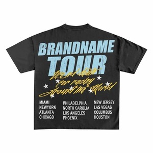 Summer Oversized Street Clothing Men Hip Hop Pattern Printed T-shirt Street Fashion Custom Brand Couple Top Graphic T Shirts - Product Image 3