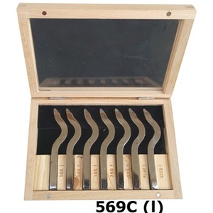 Carat Timbre Courbé Dans Une Boîte En Bois 10k,14k,18k,925,750,Plat,Ster - Product Image 2