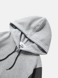 เสื้อฮู้ดดี้ผู้ชายไซส์ใหญ่ ดีไซน์ใหม่ ผ้าฝ้าย 100% สำหรับฤดูหนาว พร้อมงานปักและผิวสัมผัสแบบ Stonewashed คุณภาพพรีเมียม - Product Image 3